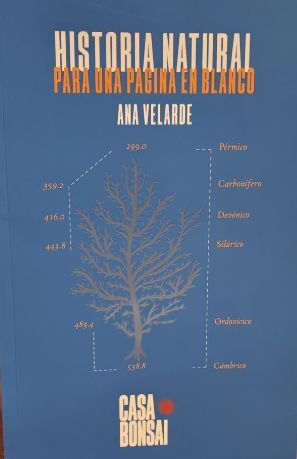 HISTORIA NATURAL PARA UNA PÁGINA EN BLANCO