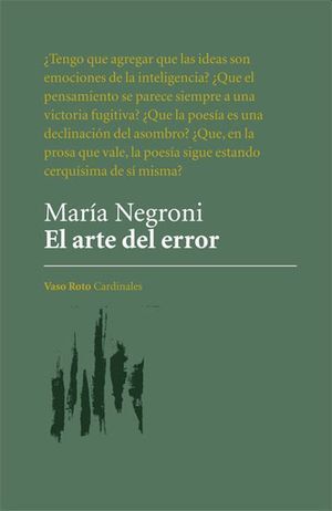 EL ARTE DEL ERROR