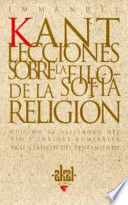 LECCIONES SOBRE LA FILOSOFÍA DE LA RELIGIÓN