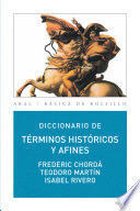 DICCIONARIO DE TÉRMINOS HISTÓRICOS Y AFINES