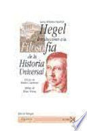 INTRODUCCIONES A LA FILOSOFÍA DE LA HISTORIA UNIVERSAL