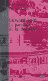 EDWARD SAID, LA PARADOJA DE LA IDENTIDAD