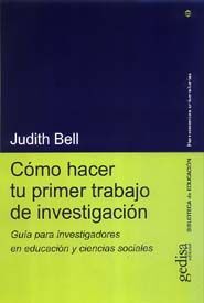 COMO HACER TU PRIMER TRABAJO DE INVESTIGACIÓN