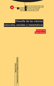 FILOSOFÍA DE LAS CIENCIAS NATURALES, SOCIALES Y MATEMÁTICAS