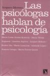 LAS PSICÓLOGAS HABLAN DE PSICOLOGÍA