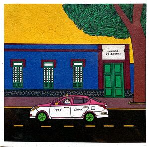 PRINT GRANDE CASA AZUL