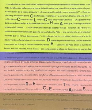COLCHA DE RECETAS