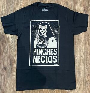 PLAYERA PINCHES NECIOS NEGRA S