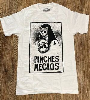 PLAYERA PINCHES NECIOS BLANCA M