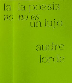 LA POESÍA NO ES UN LUJO