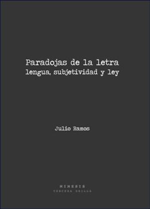 PARADOJAS DE LA LETRA