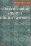 PSICOLOGIA DE LA ENSEÑANZA Y DESARROLLO DE PERSONAS Y COMUNIDADES